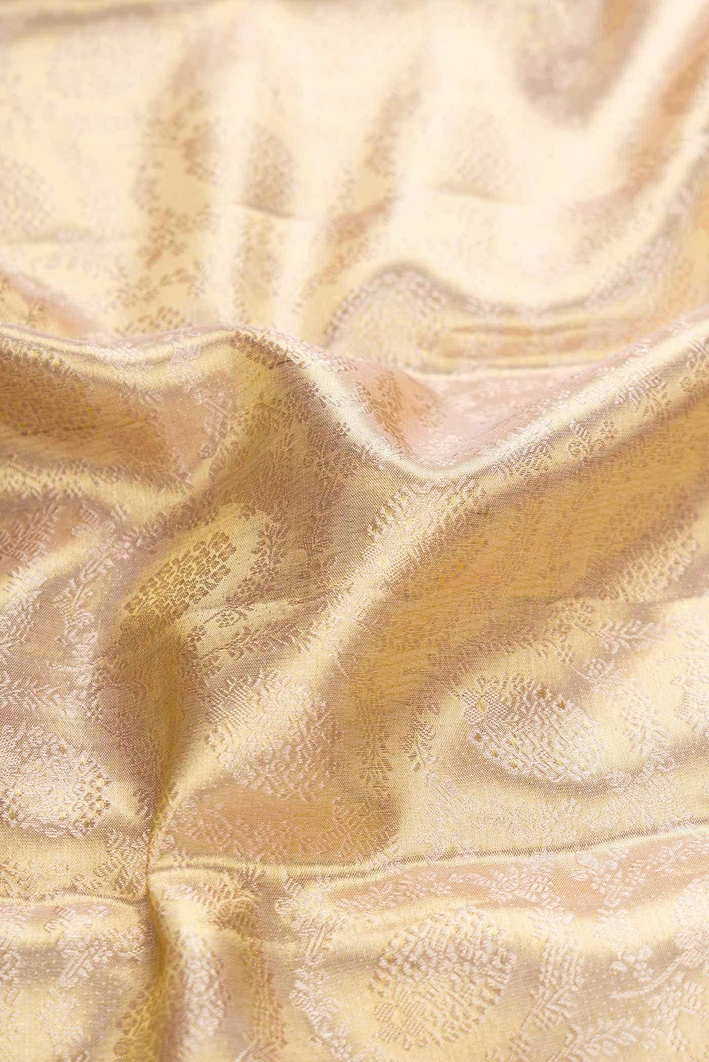 Gold Kanchipuram Tissue Silk Saree