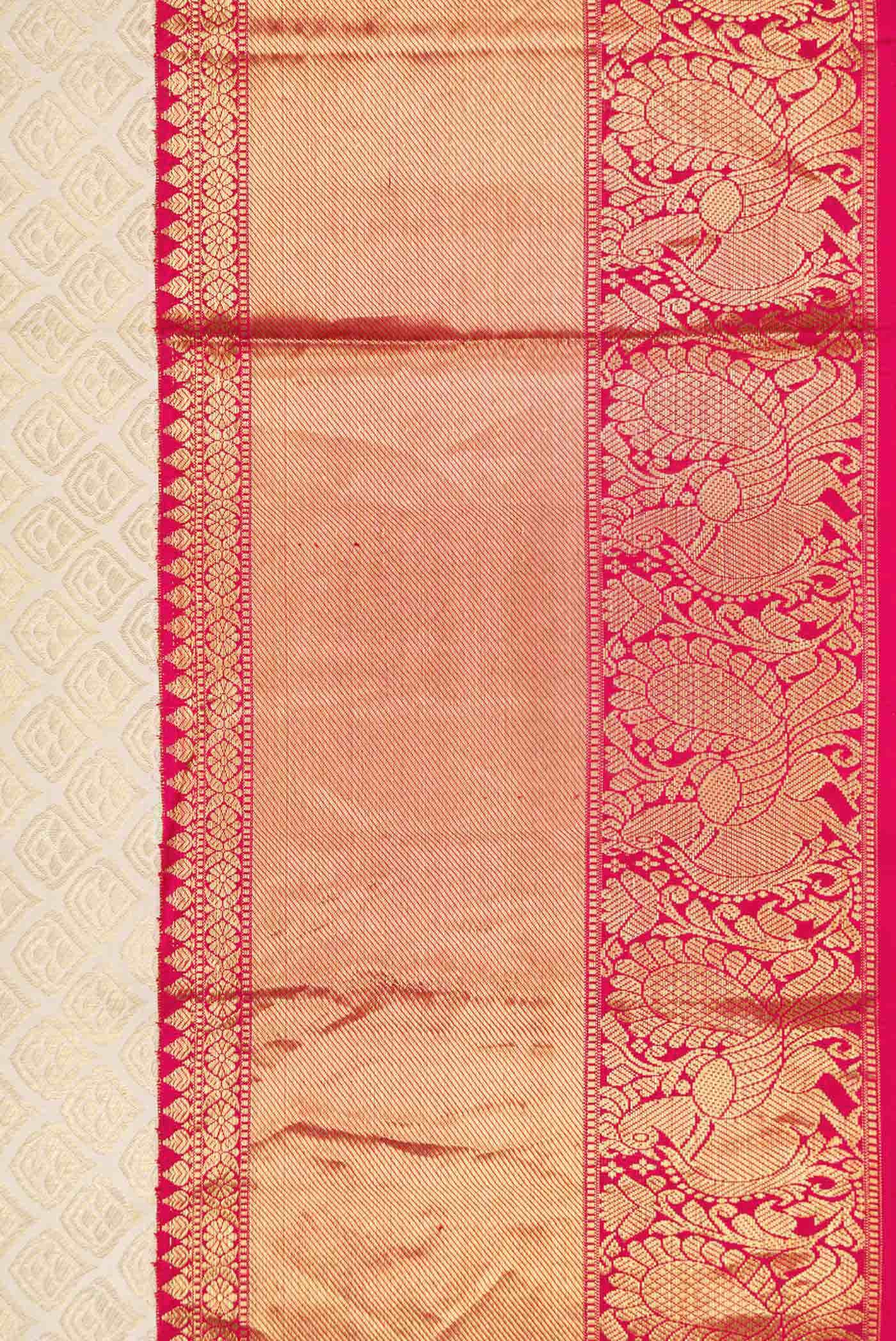 Sandal Kanchipuram Silk Saree