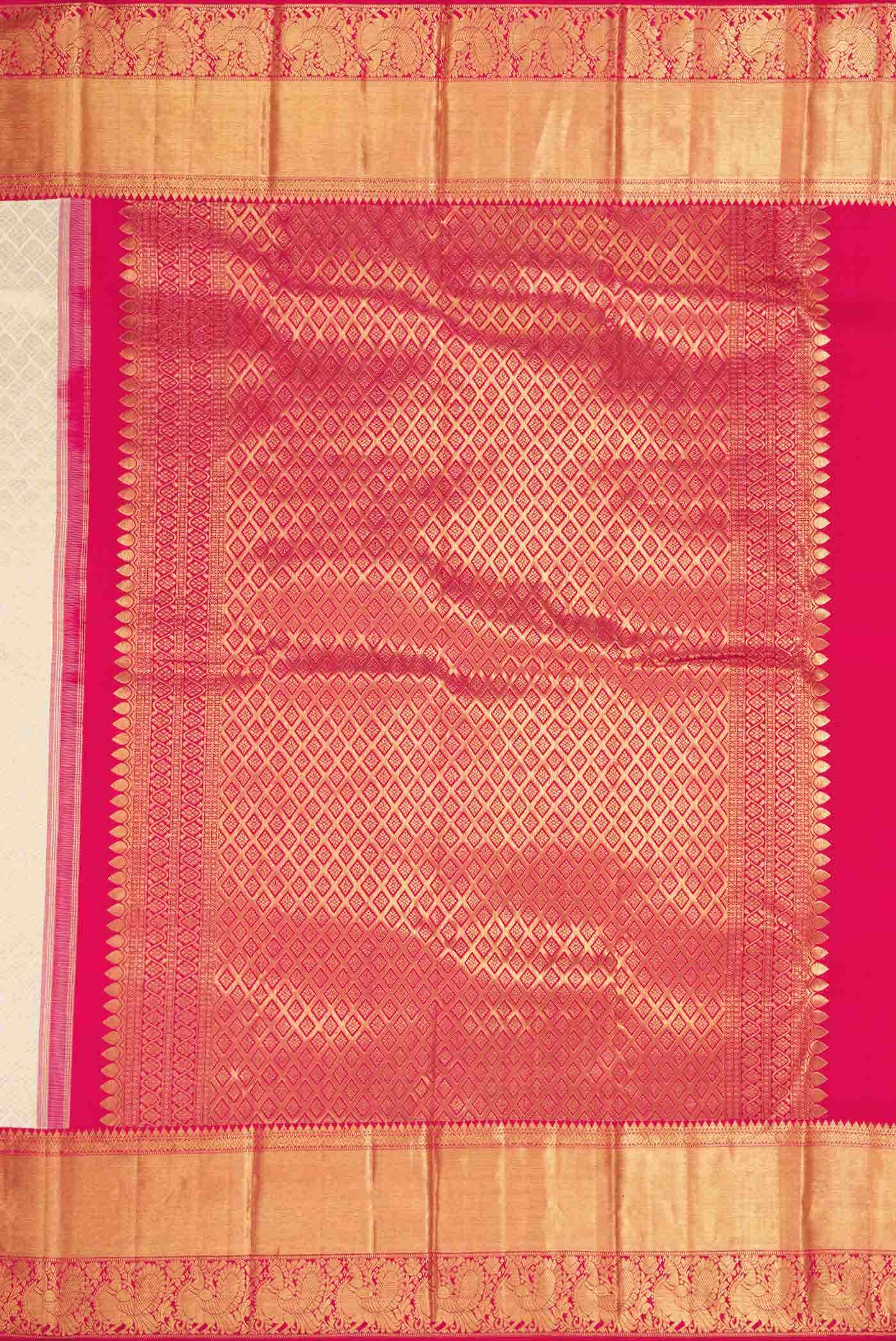 Sandal Kanchipuram Silk Saree