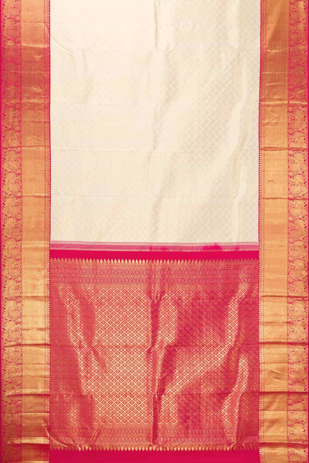 Sandal Kanchipuram Silk Saree