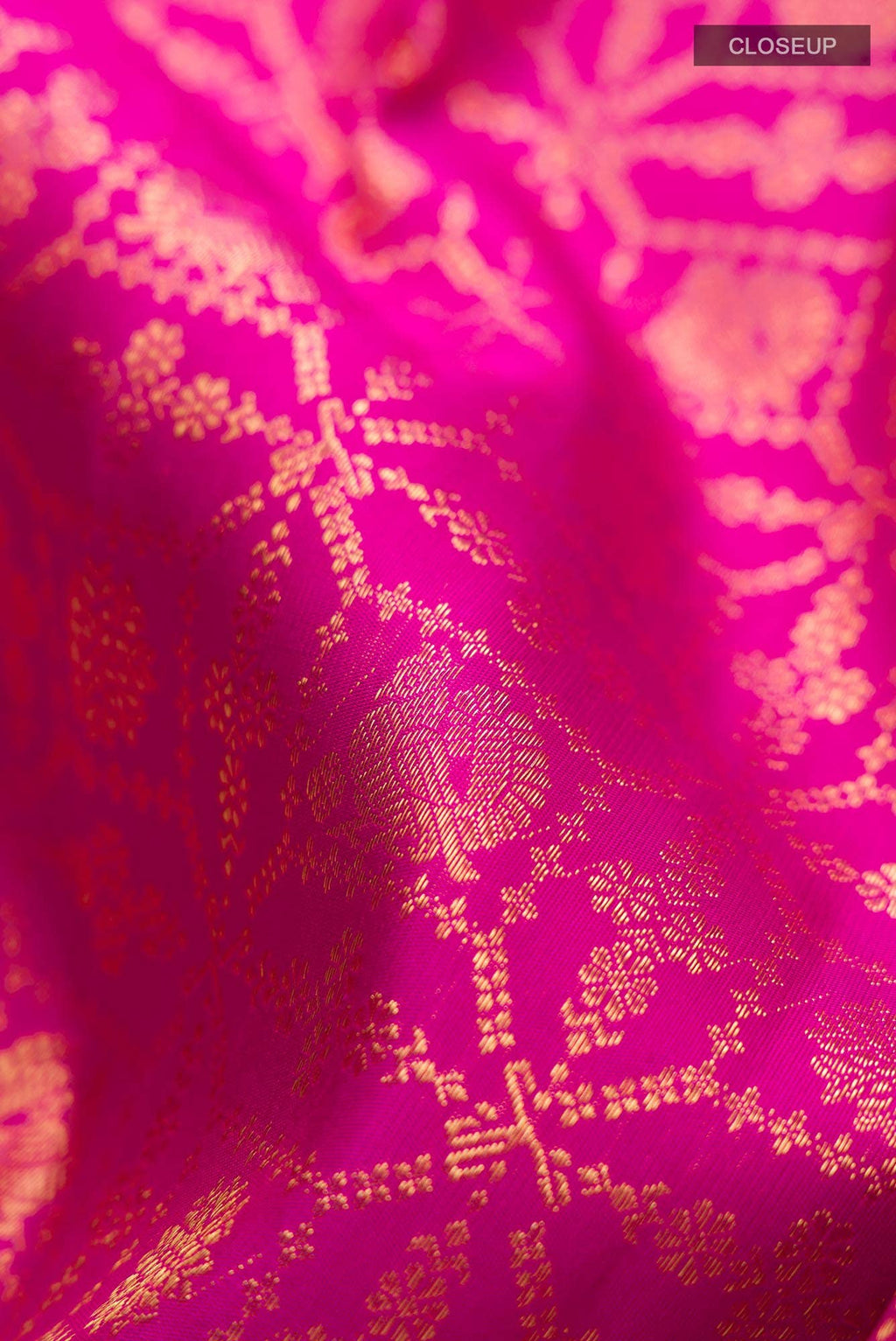 Pink Kanchipuram Silk Saree