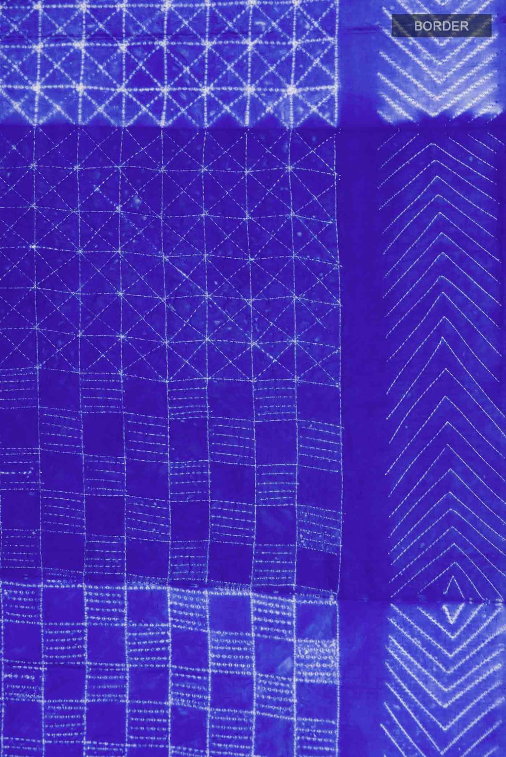 Blue Tussar Silk Saree