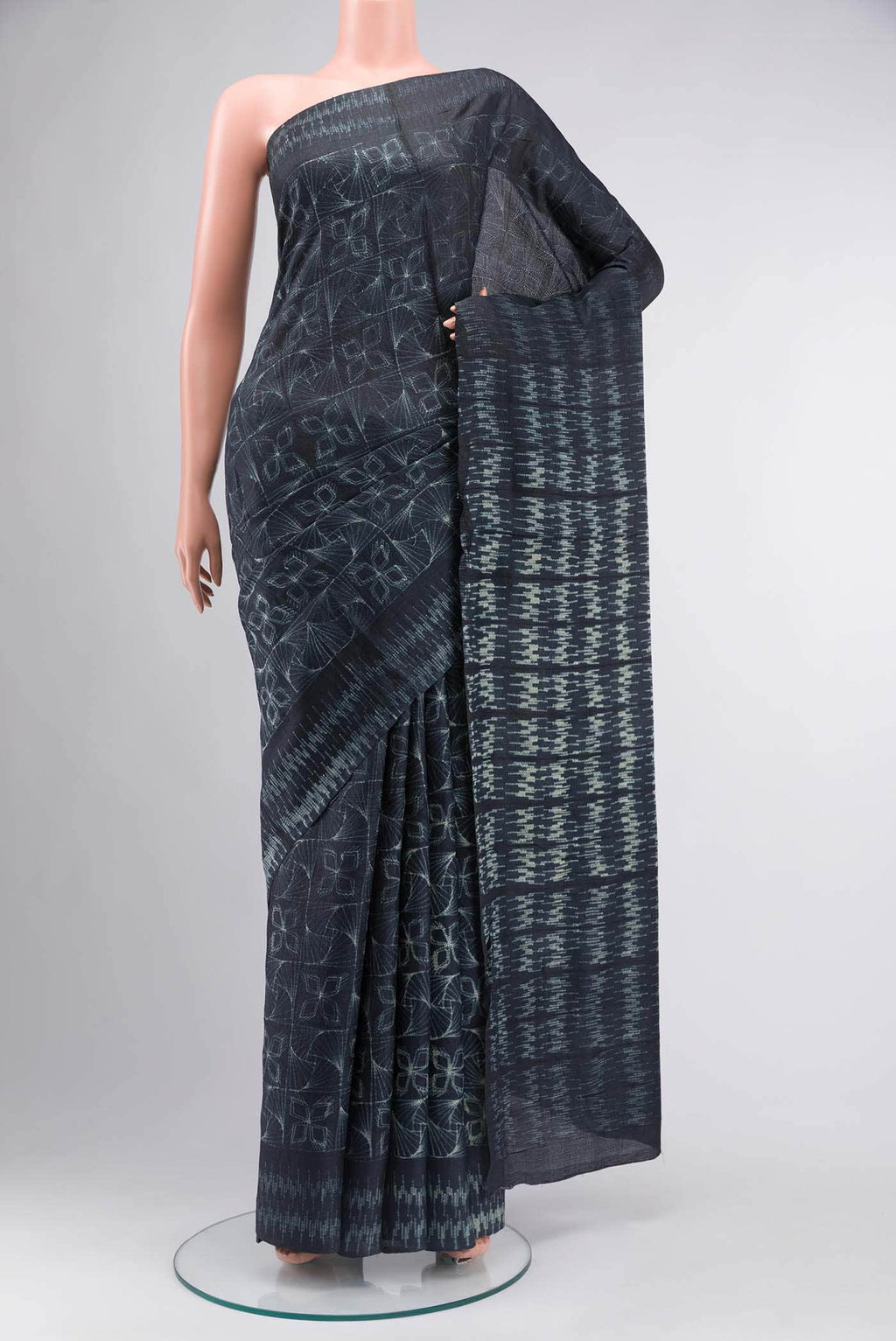 Green Tussar Silk Saree