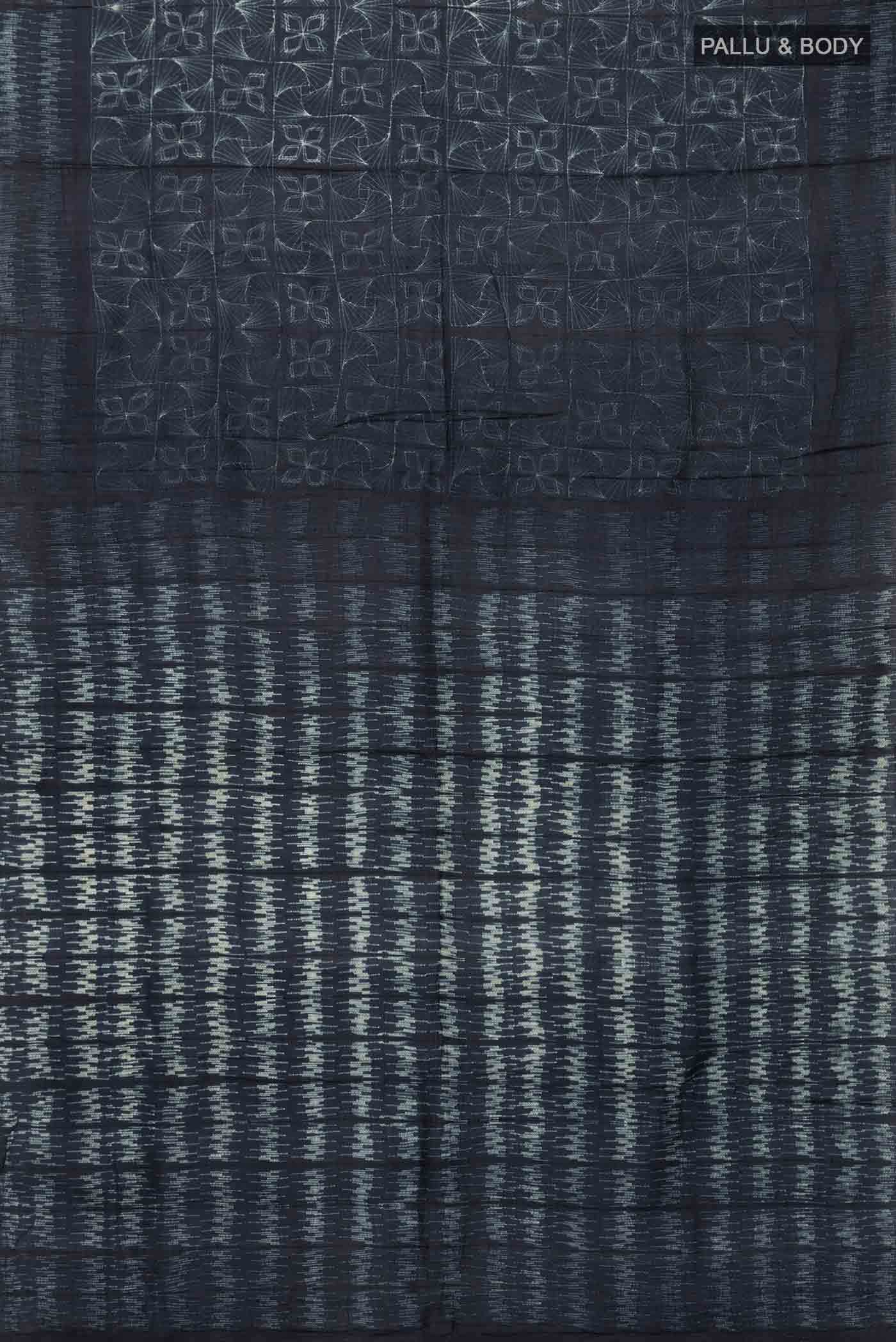 Green Tussar Silk Saree