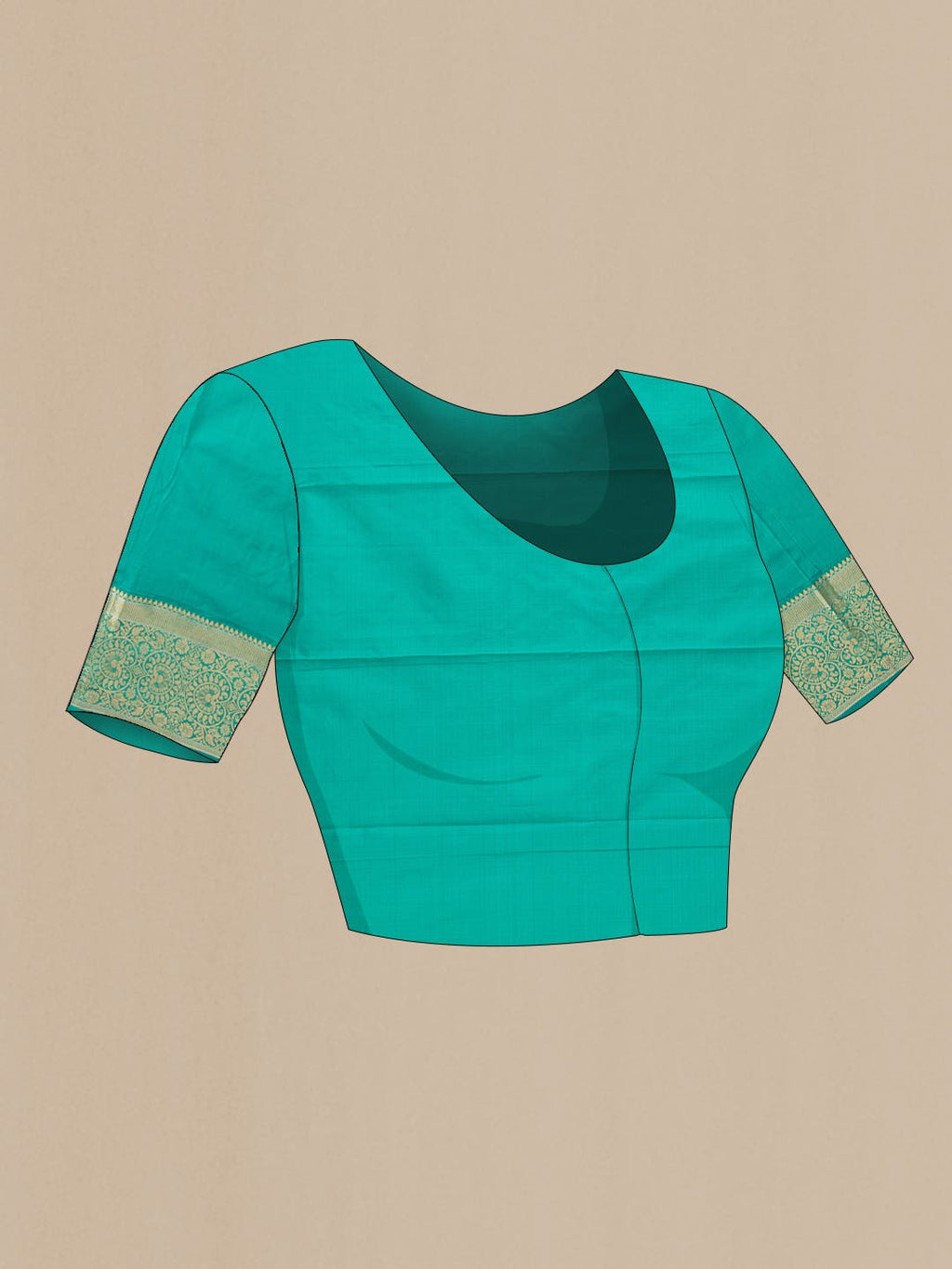 Parrot Green Dual Tone Kanchipuram Silk Saree