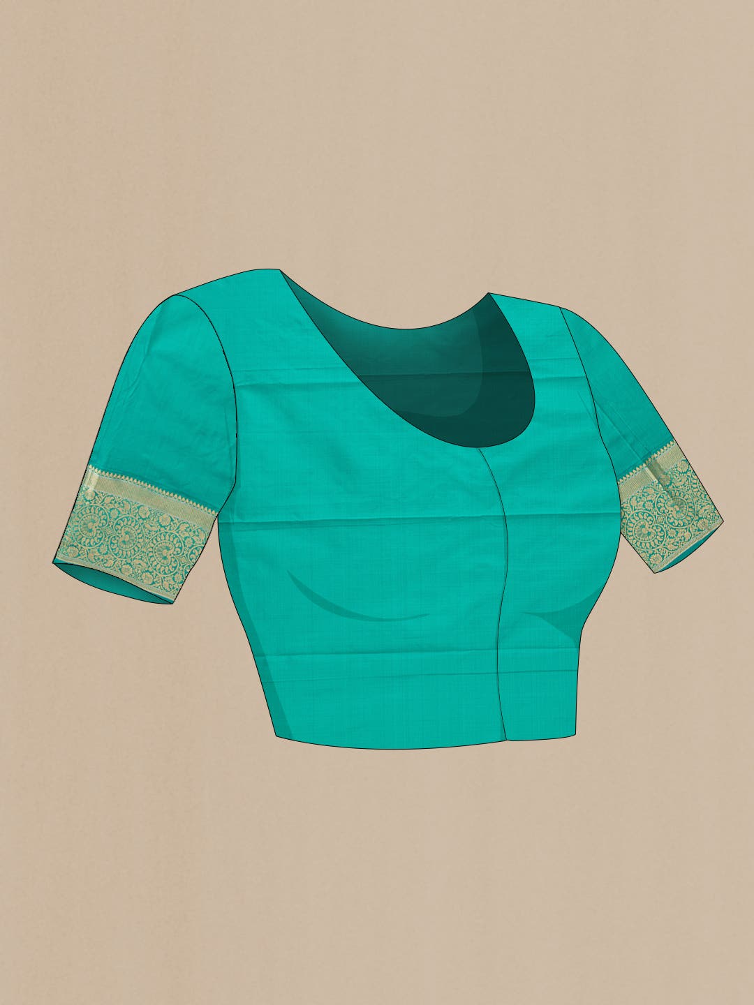 Parrot Green Dual Tone Kanchipuram Silk Saree