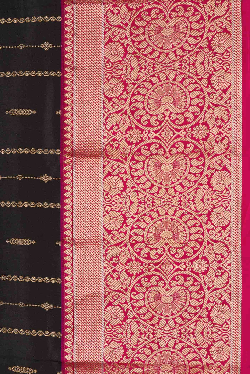 Black Kanchipuram Silk Saree