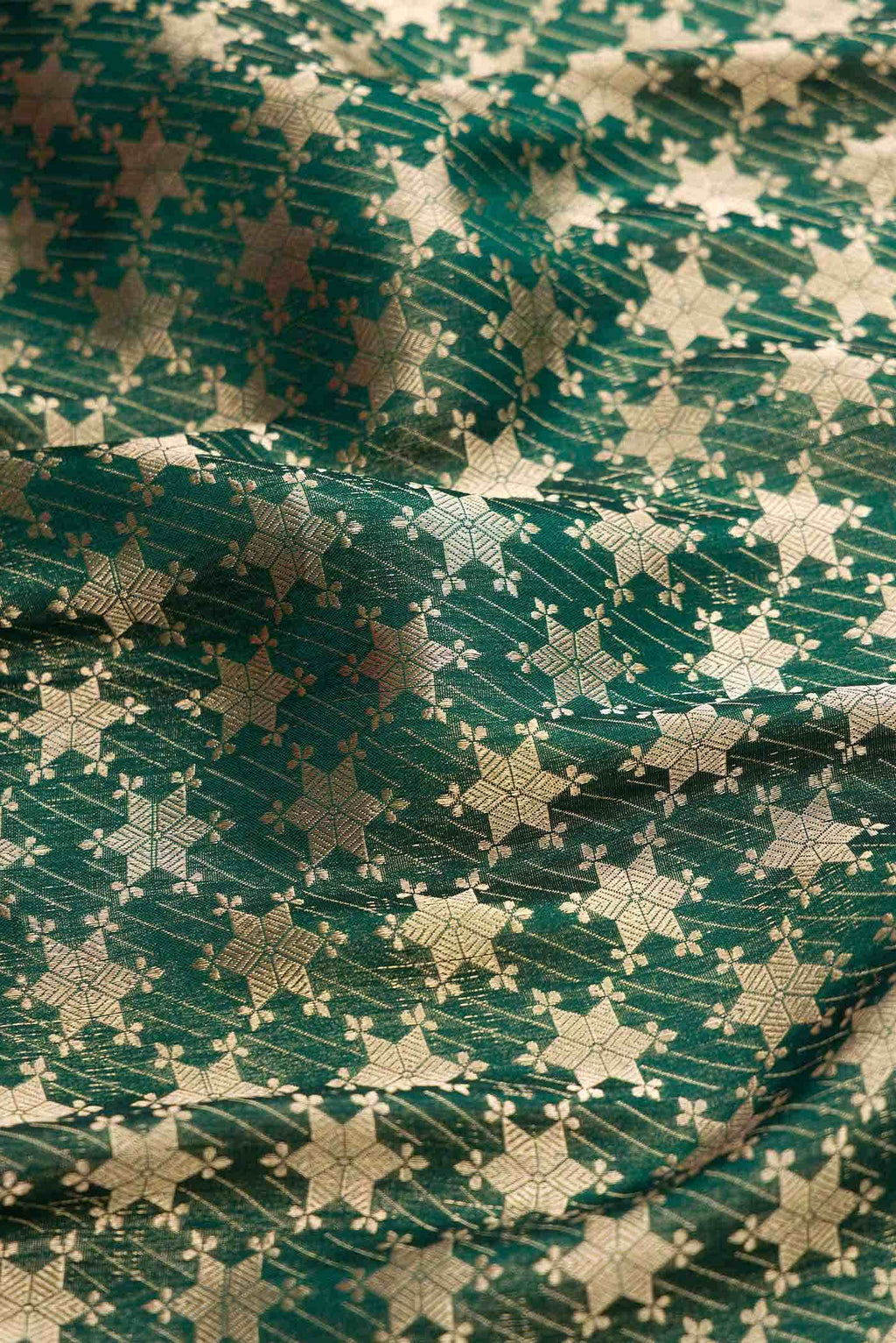 Green Dual Tone Banarasi Silk Saree