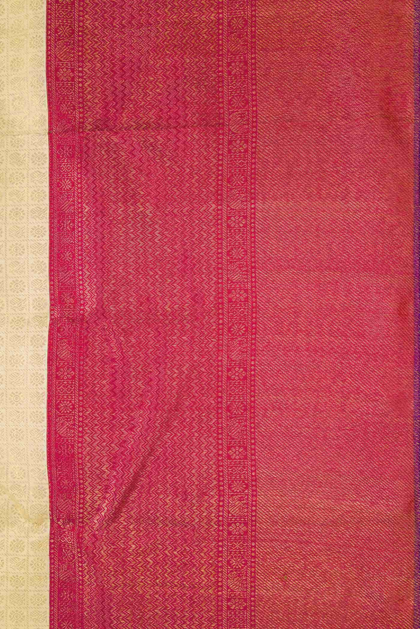 Pure Silk Pure Zari Sandal Kanchipuram Saree