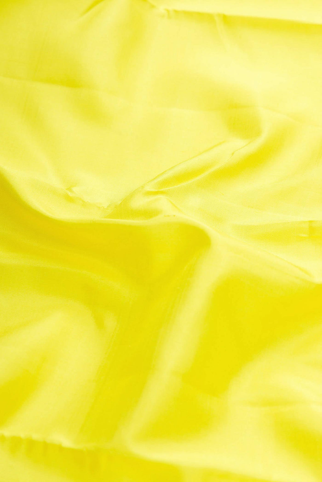 Pure Silk Pure Zari Lemon Yellow Dual Tone Kanchipuram Saree