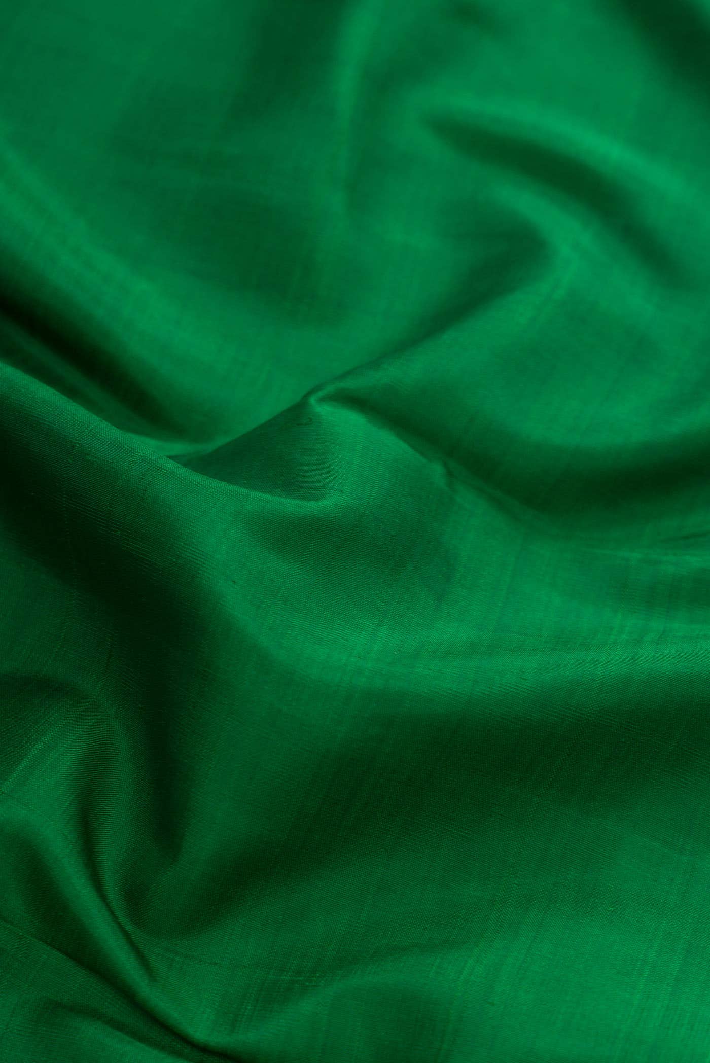 Pure Silk Pure Zari Green Dual Tone Kanchipuram Saree
