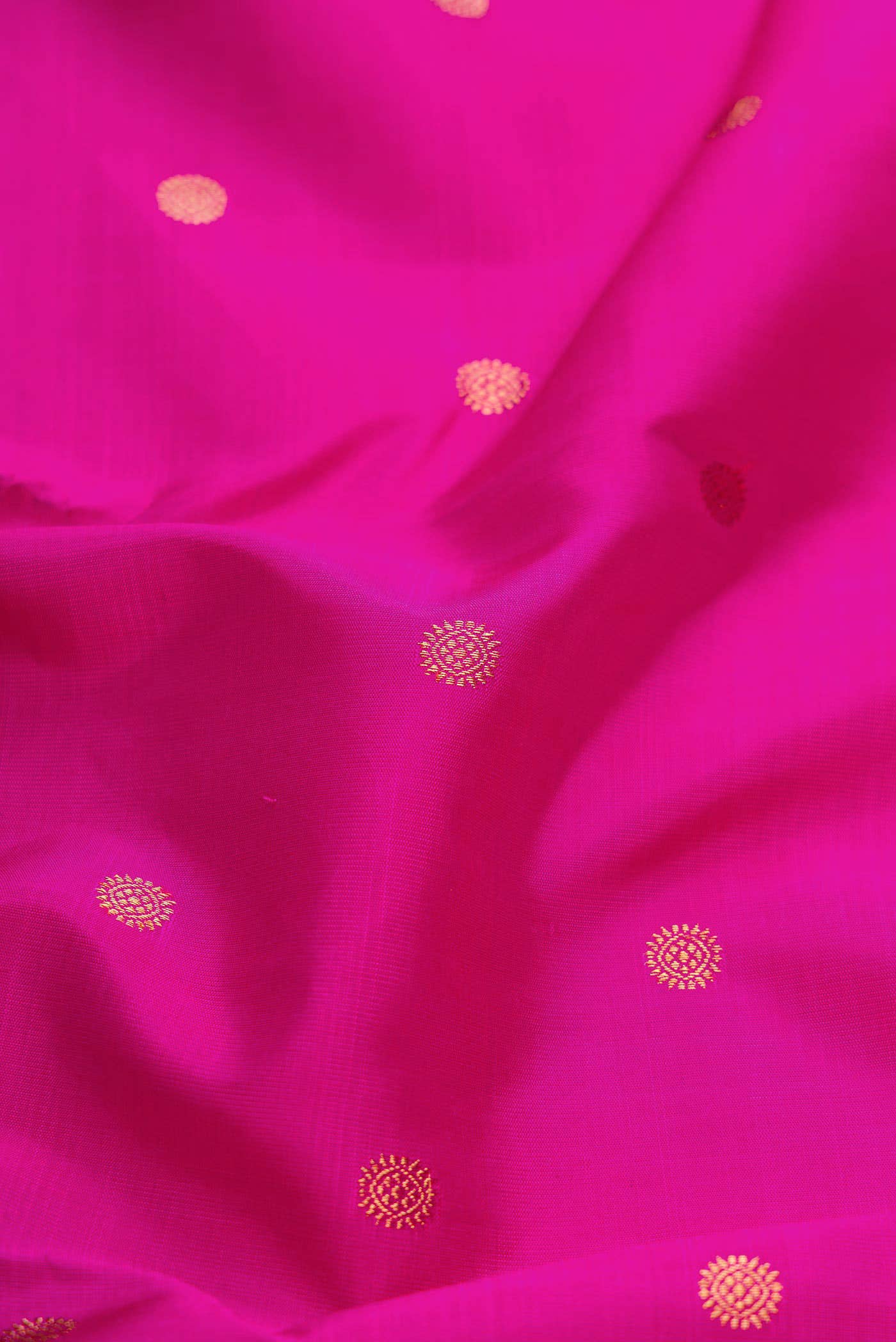 Pure Silk Pure Zari Pink Kanchipuram Saree