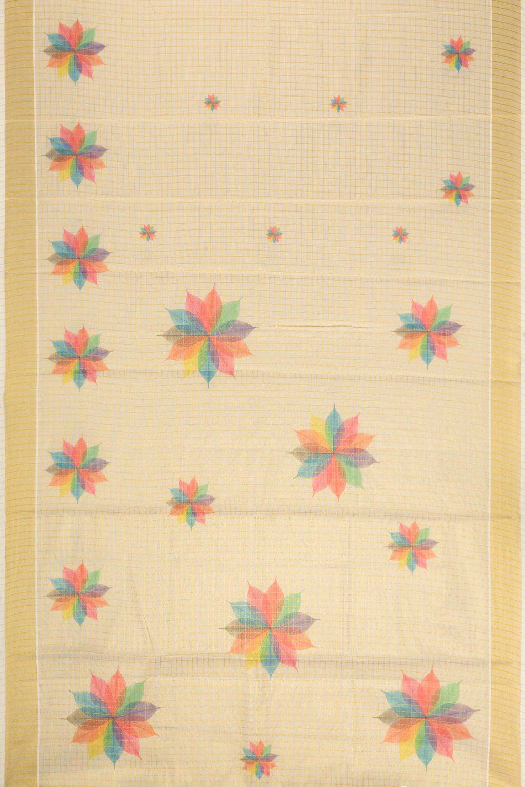 Sandal Dual Tone Kerala Cotton Saree