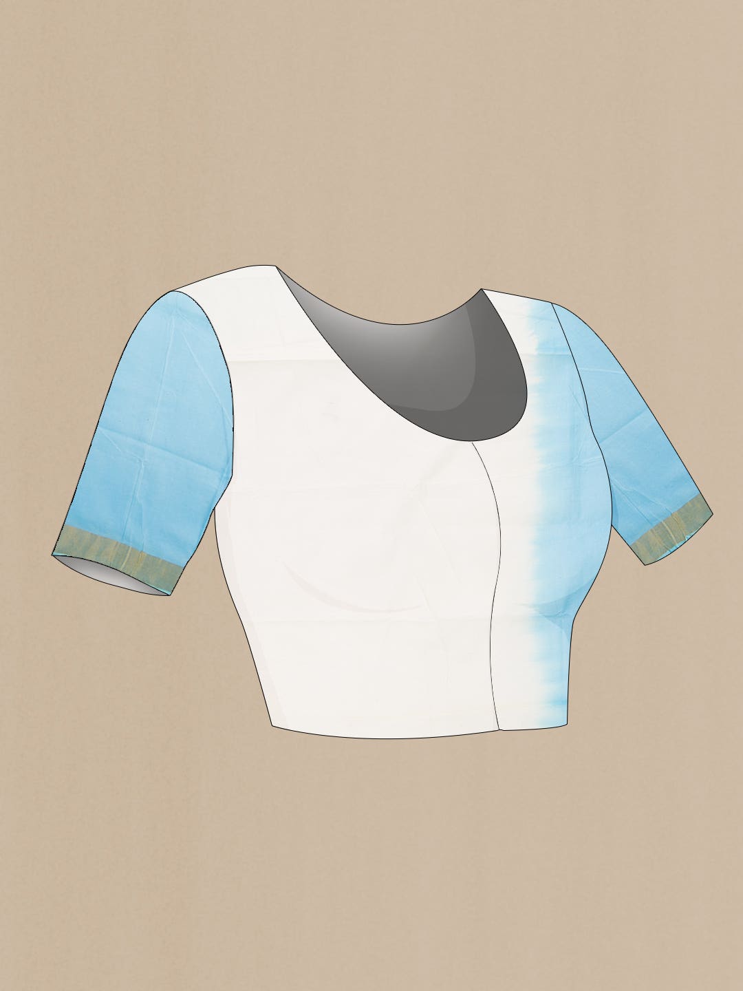 Off White Kerala Cotton Saree