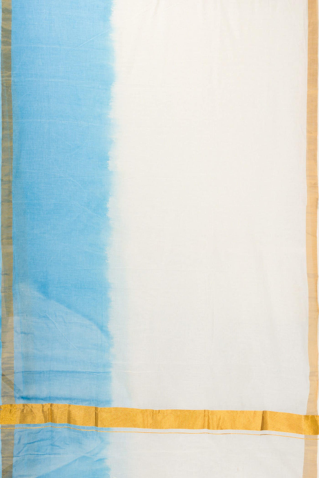 Off White Kerala Cotton Saree