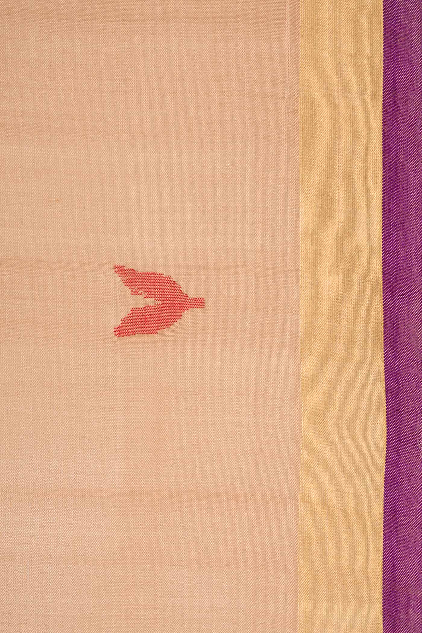 Cream Uppada Silk Saree