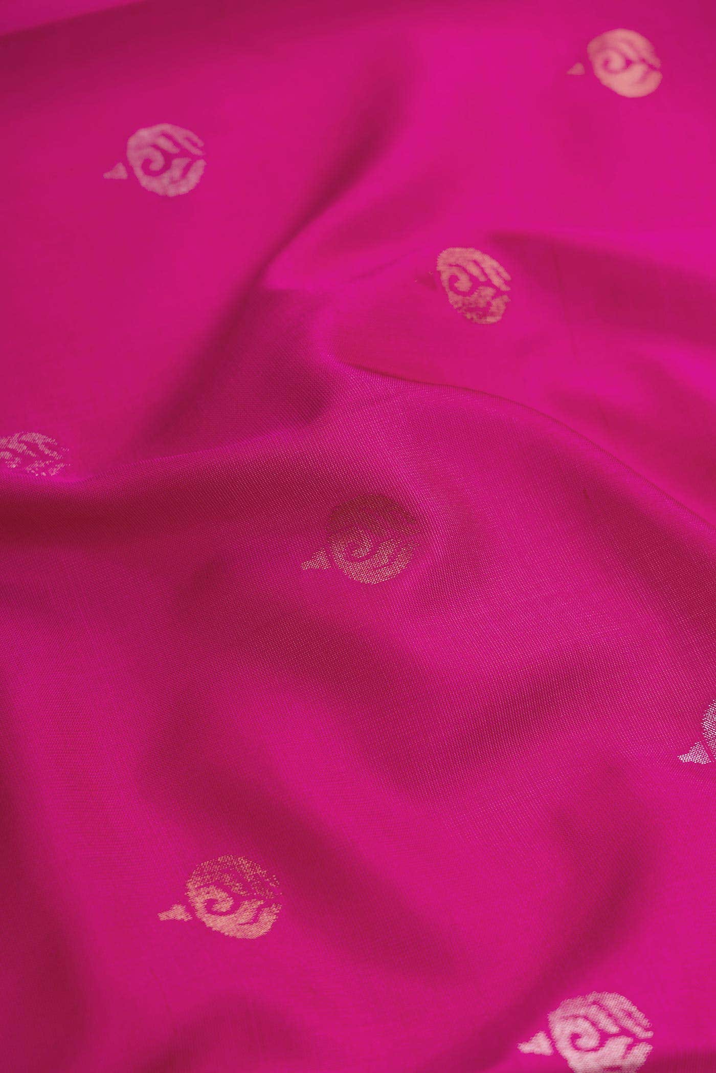 Dark Pink Dual Tone Uppada Silk Saree