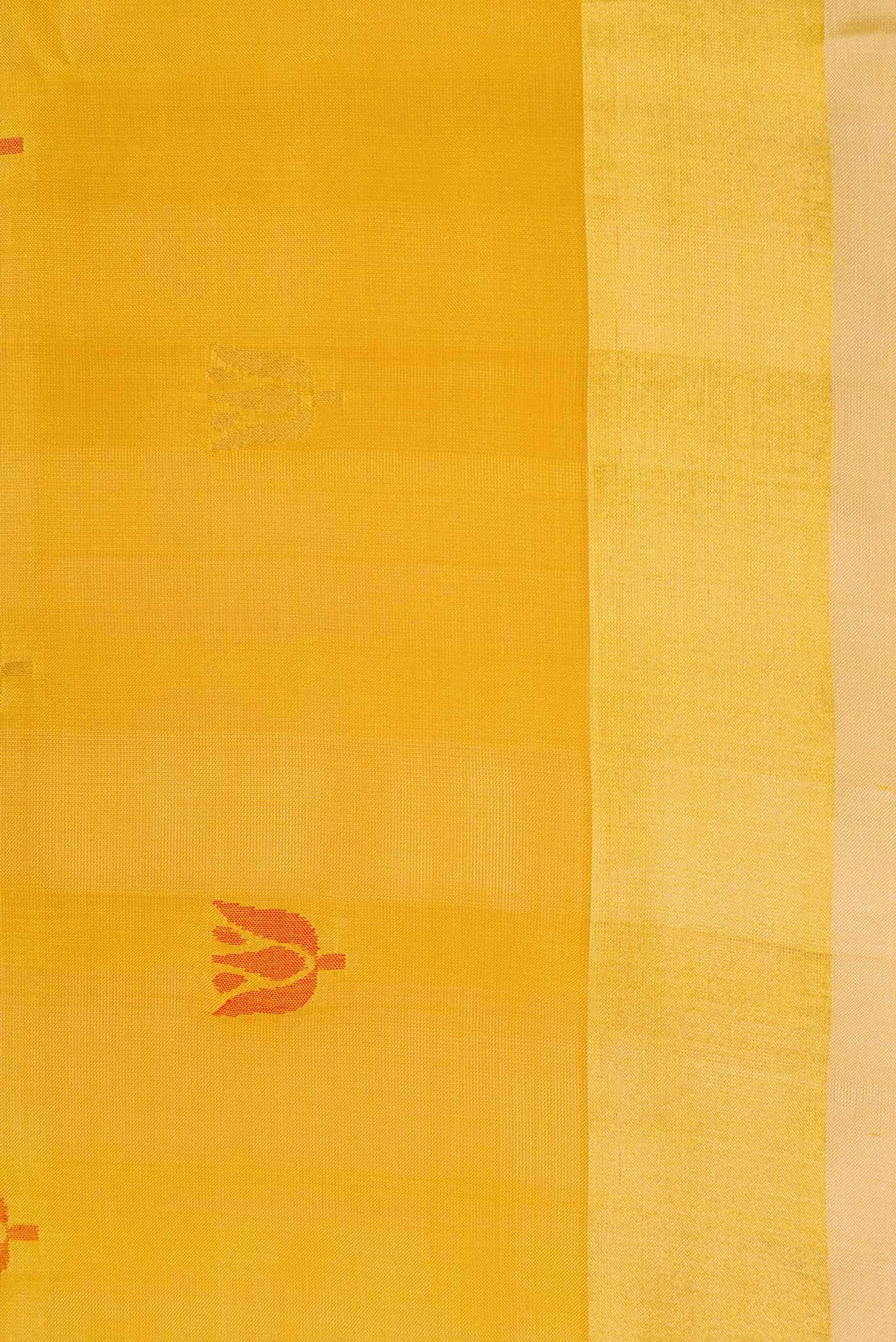 Mustard Uppada Silk Saree