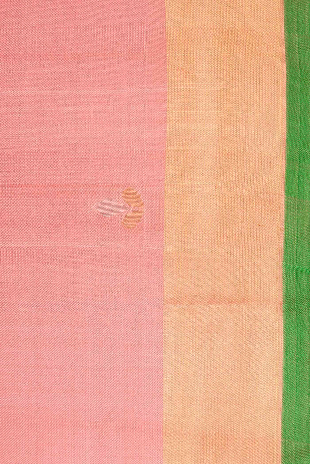 Golden Peach Uppada Silk Saree