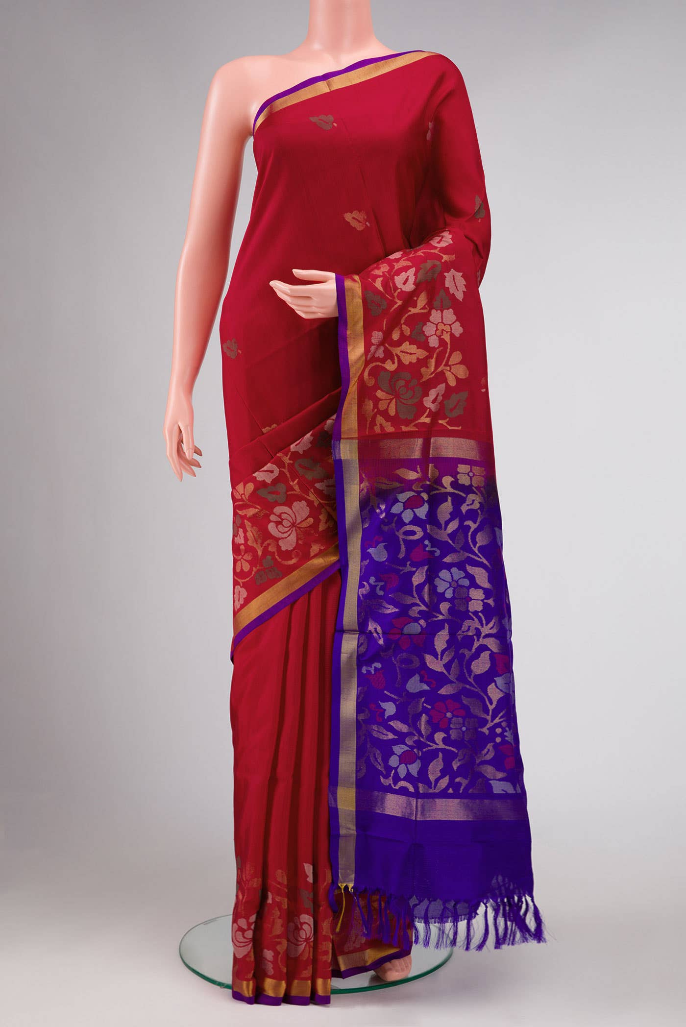 Red Uppada Silk Saree