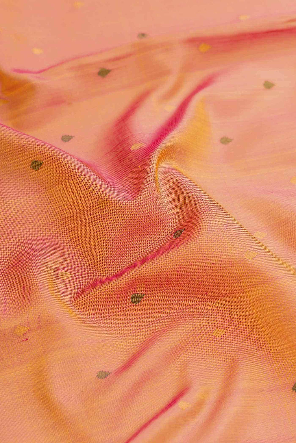 Mustard Dual Tone Uppada Silk Saree