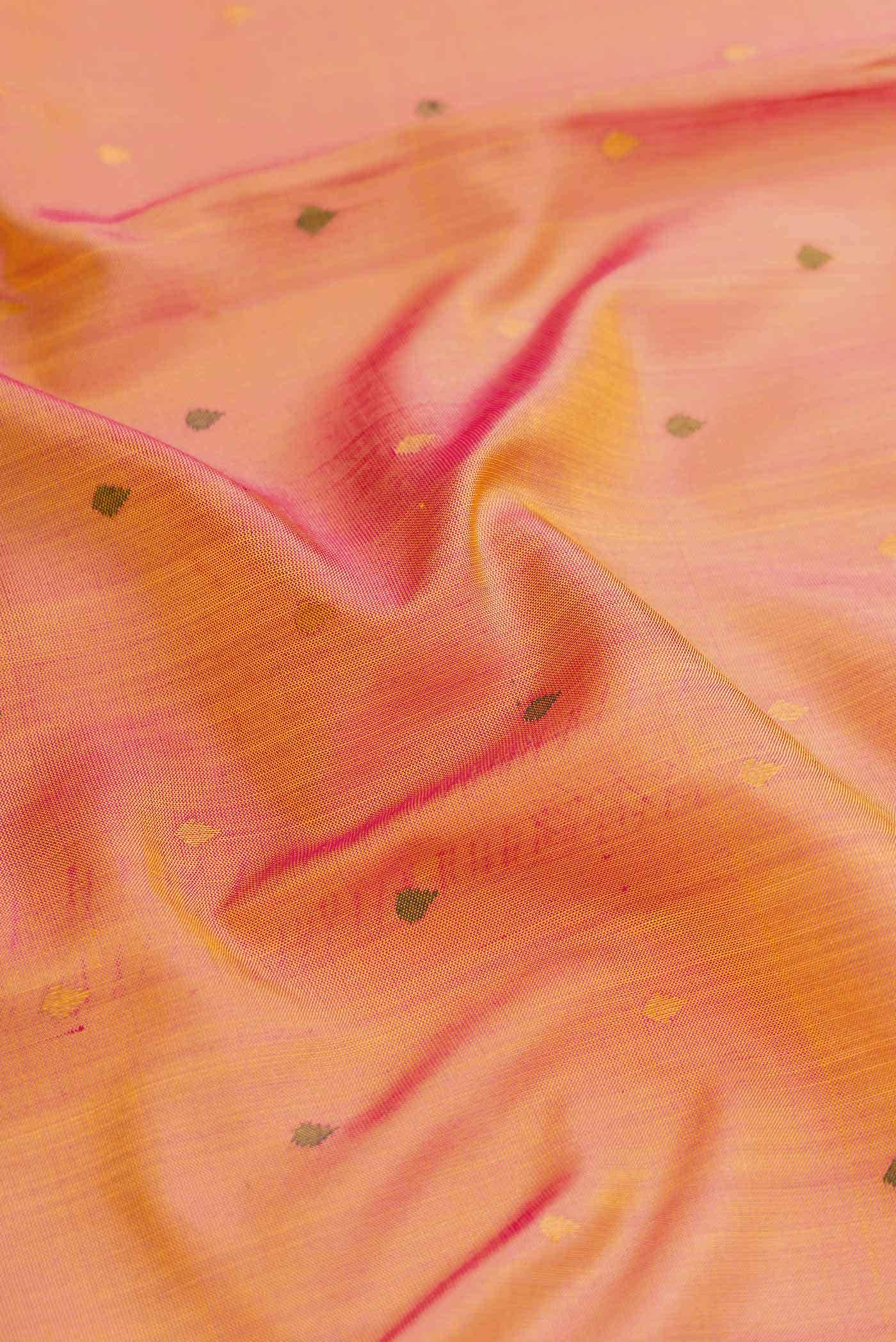 Mustard Dual Tone Uppada Silk Saree