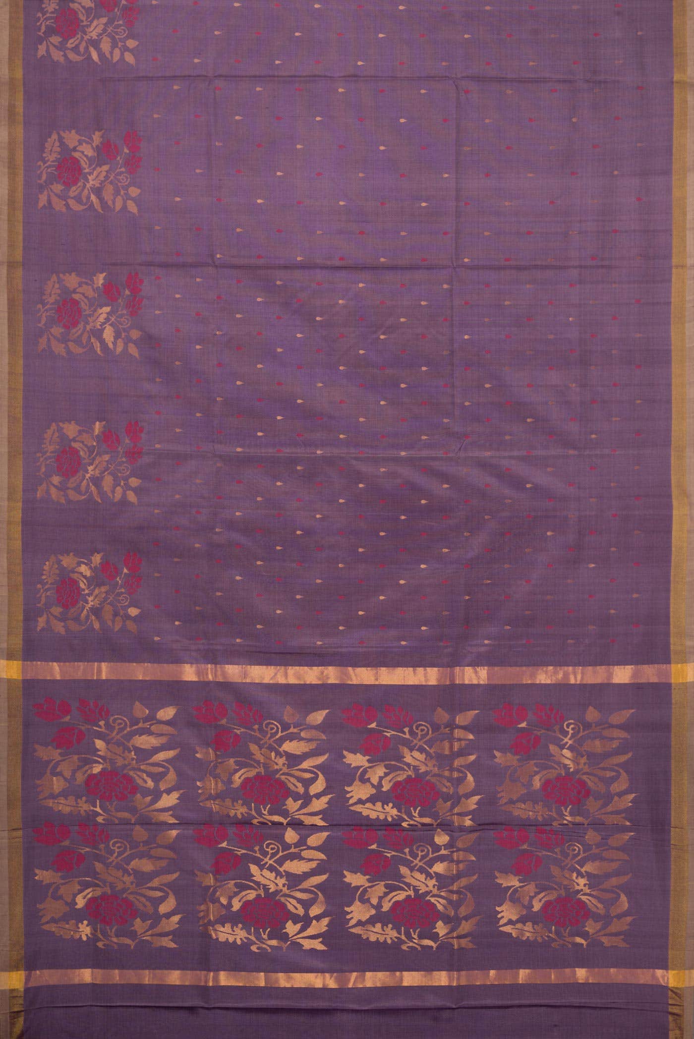 Lavender Uppada Silk Saree