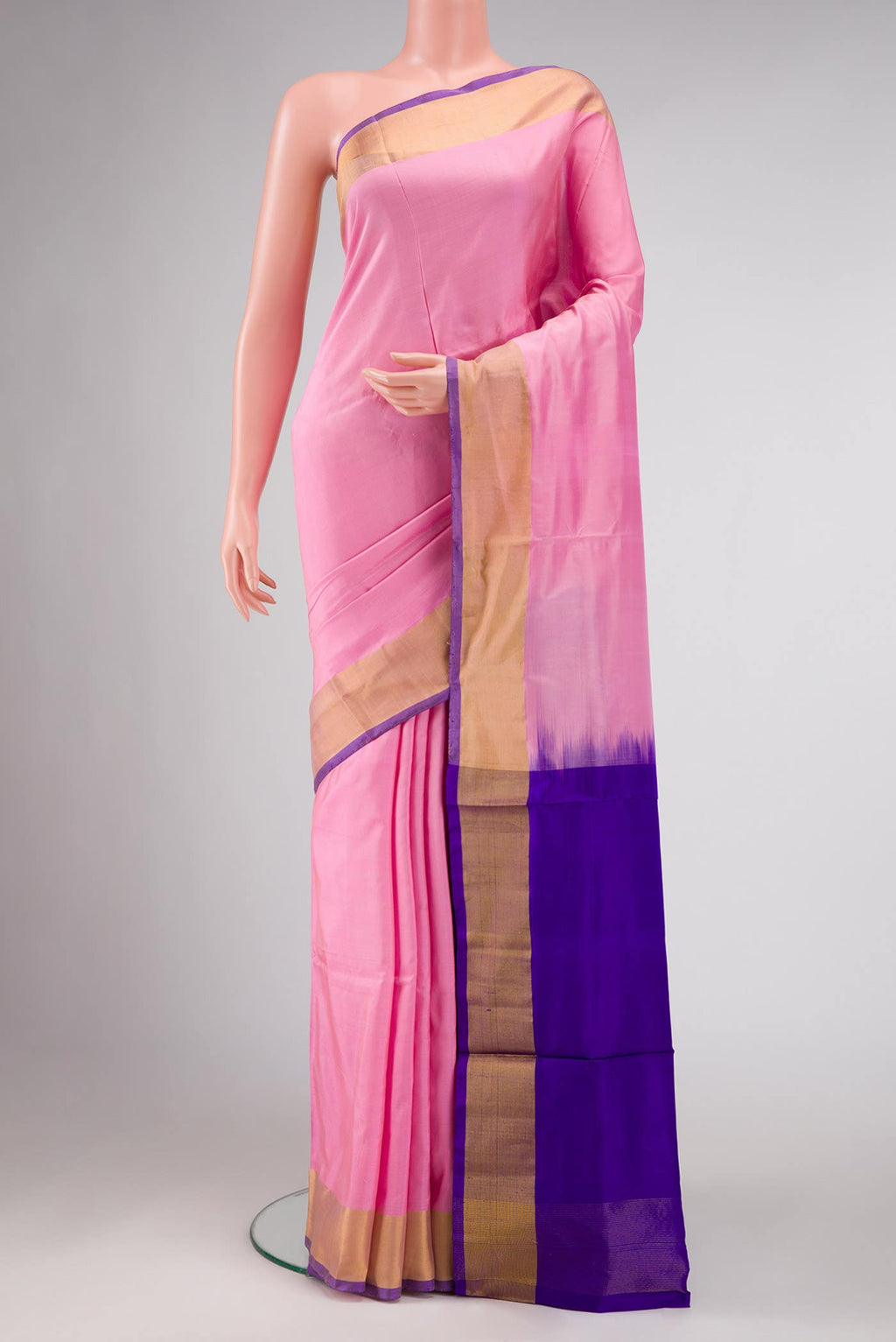 Pink Soft Silk Saree