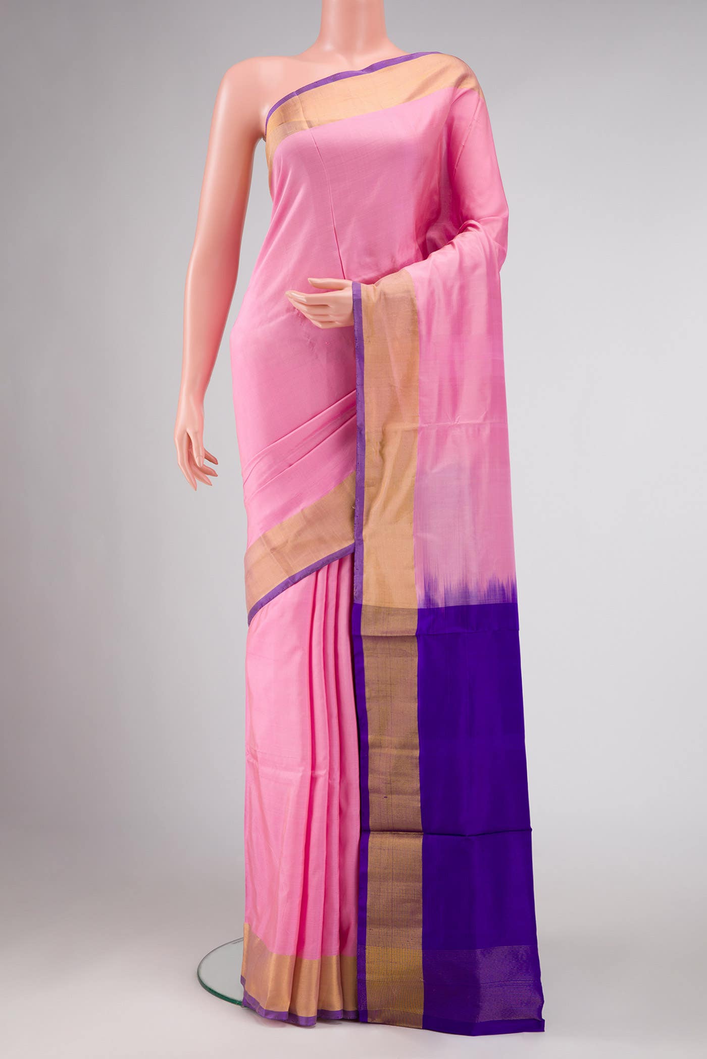 Pink Soft Silk Saree