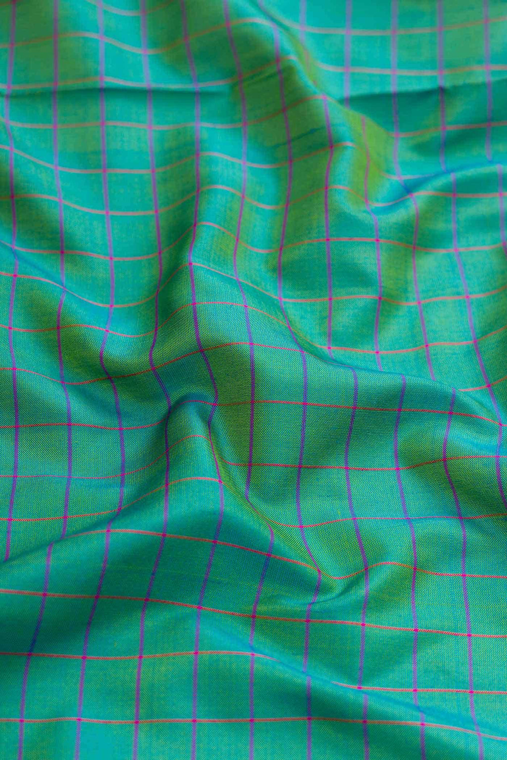 Green Dual Tone Uppada Silk Saree