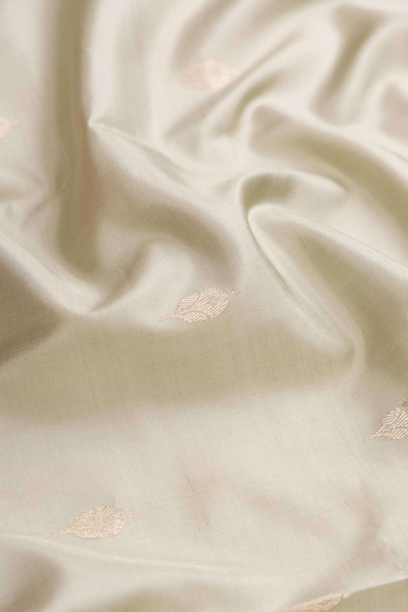 Grey Banarasi Silk Saree