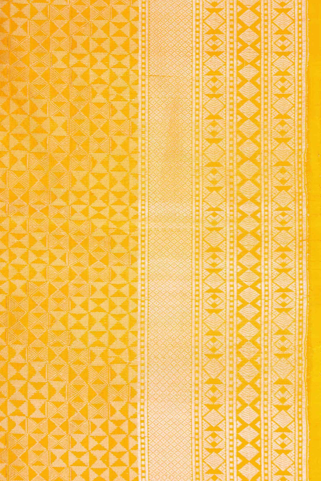 Mustard Banarasi Silk Saree