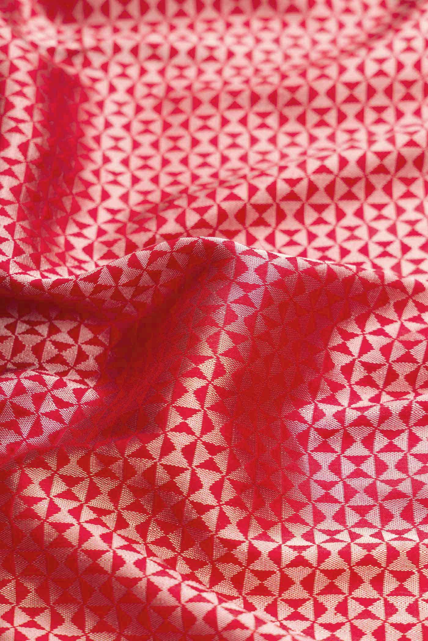 Red Banarasi Silk Saree