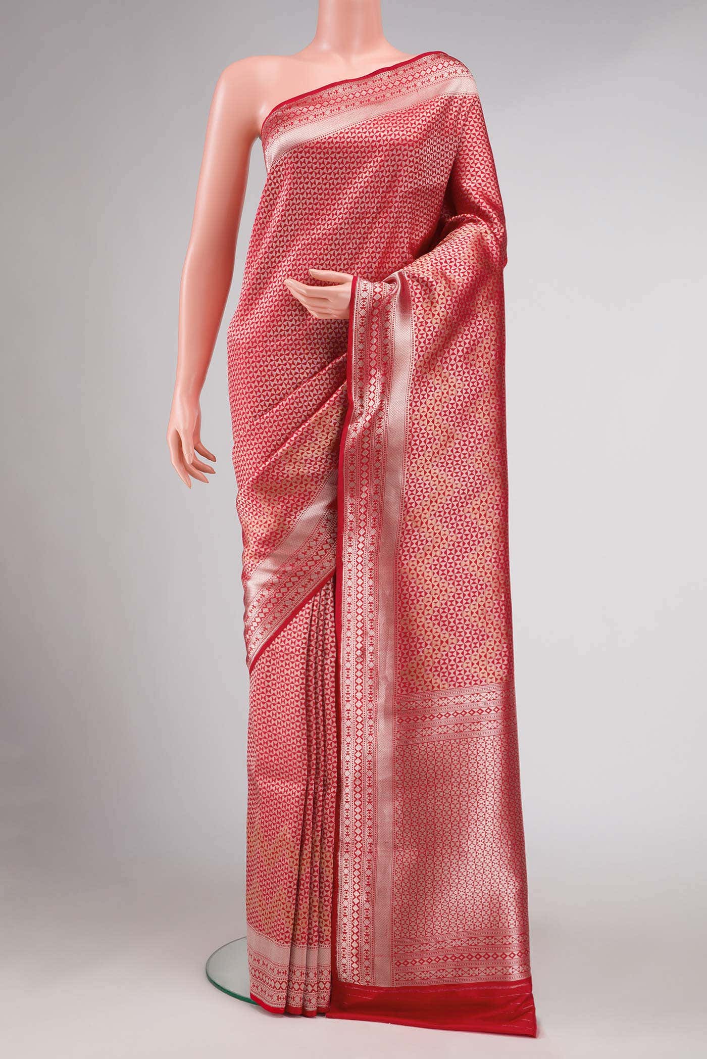 Red Banarasi Silk Saree