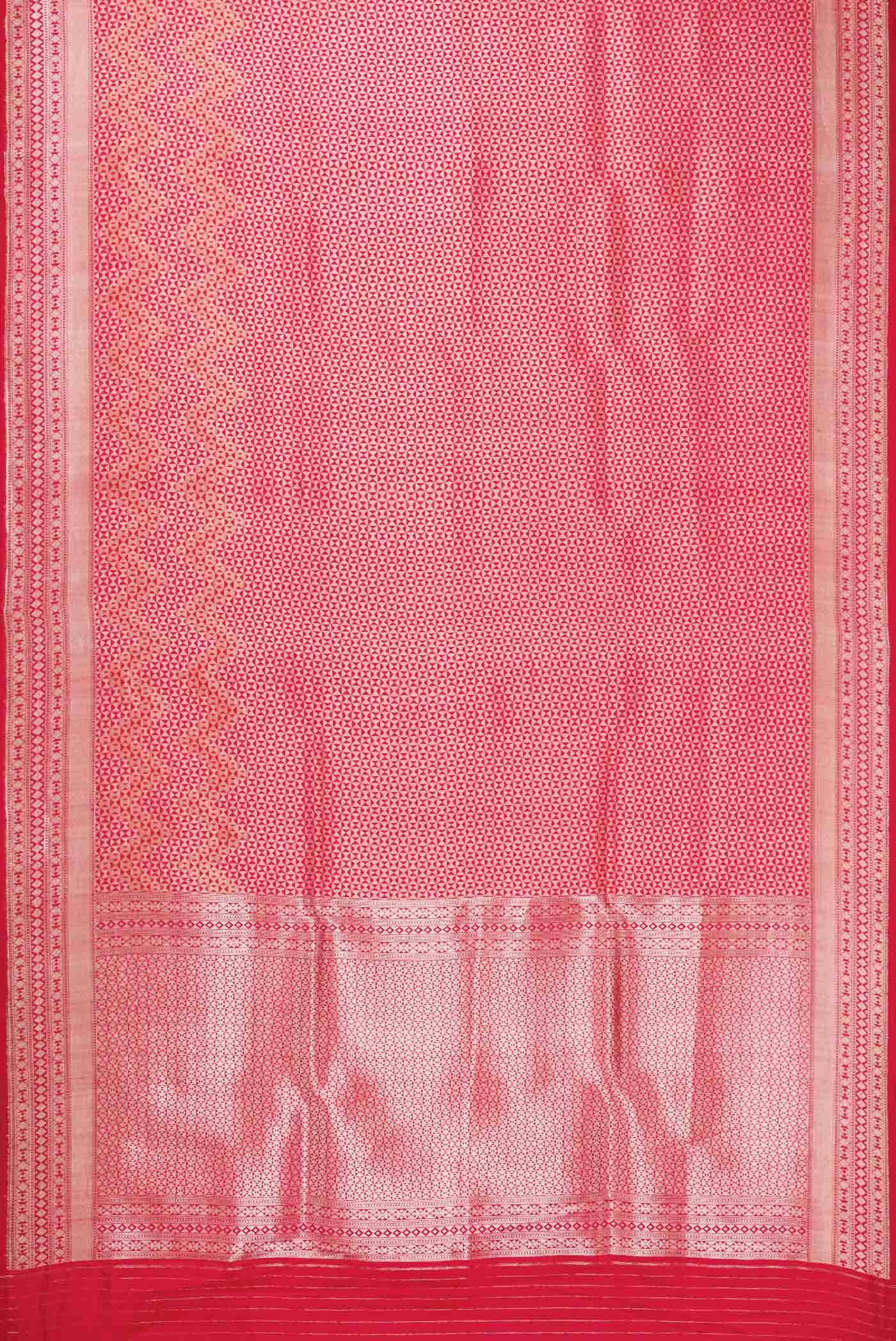 Red Banarasi Silk Saree