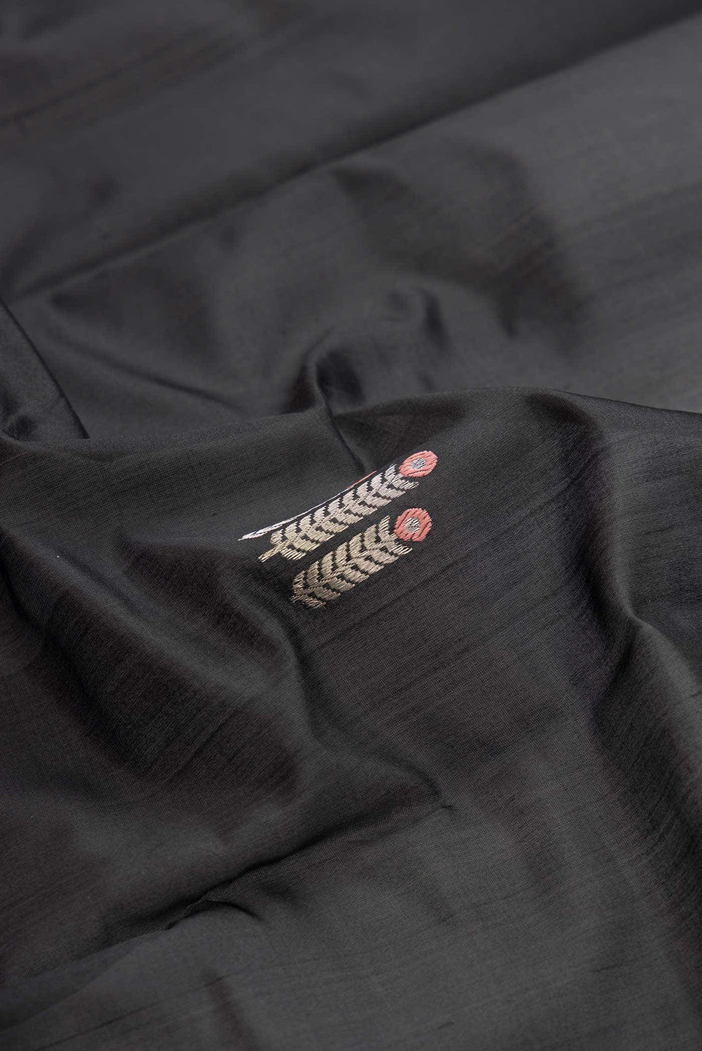 Black Banarasi Silk Saree