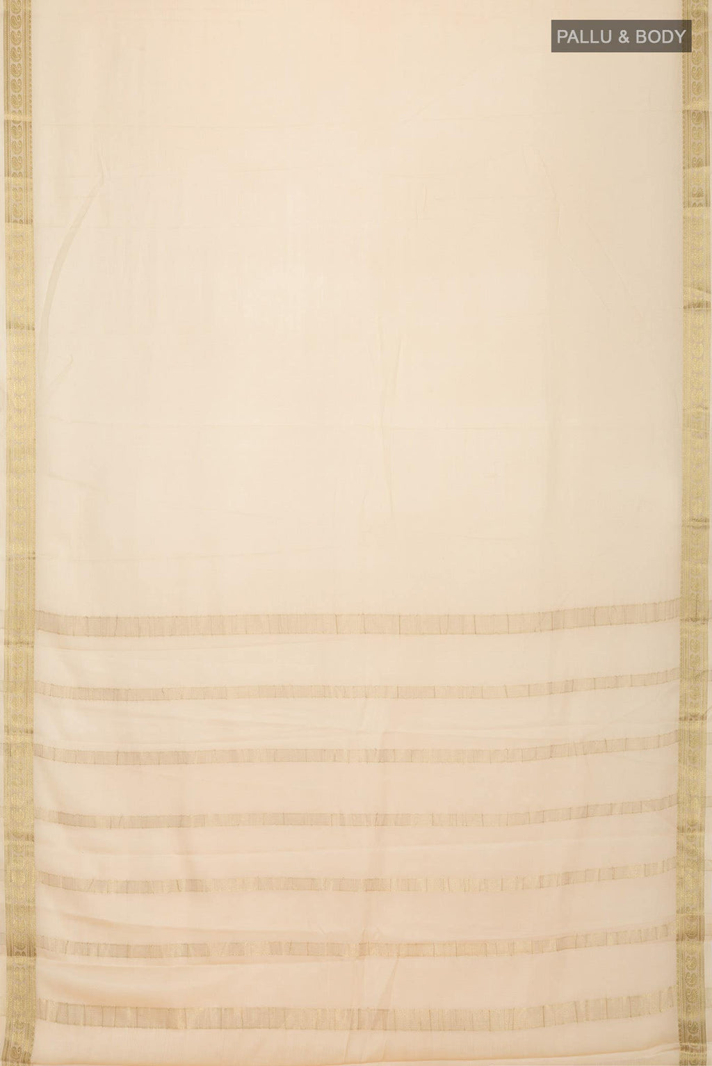 Sandal Mysore Crepe Saree