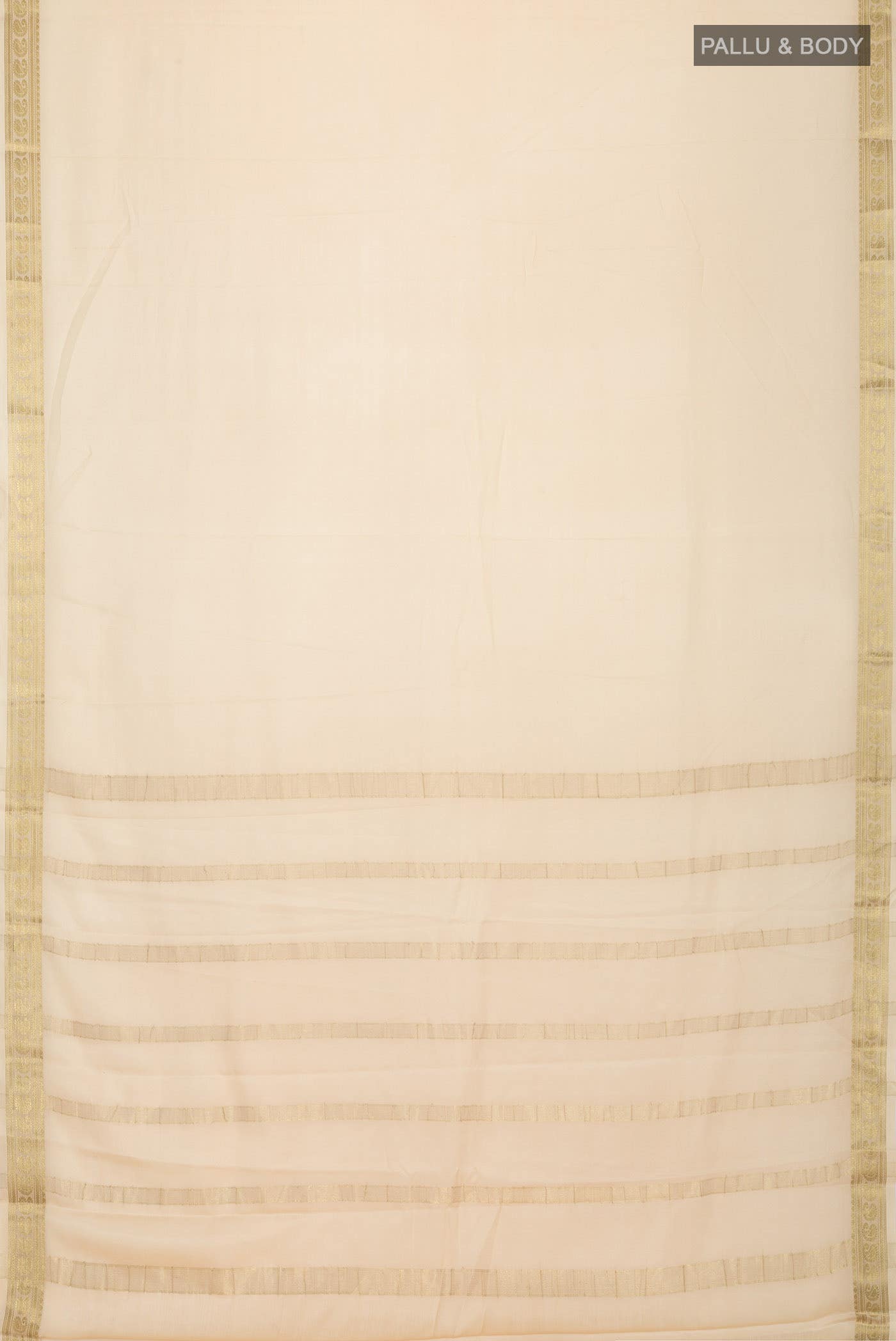 Sandal Mysore Crepe Saree