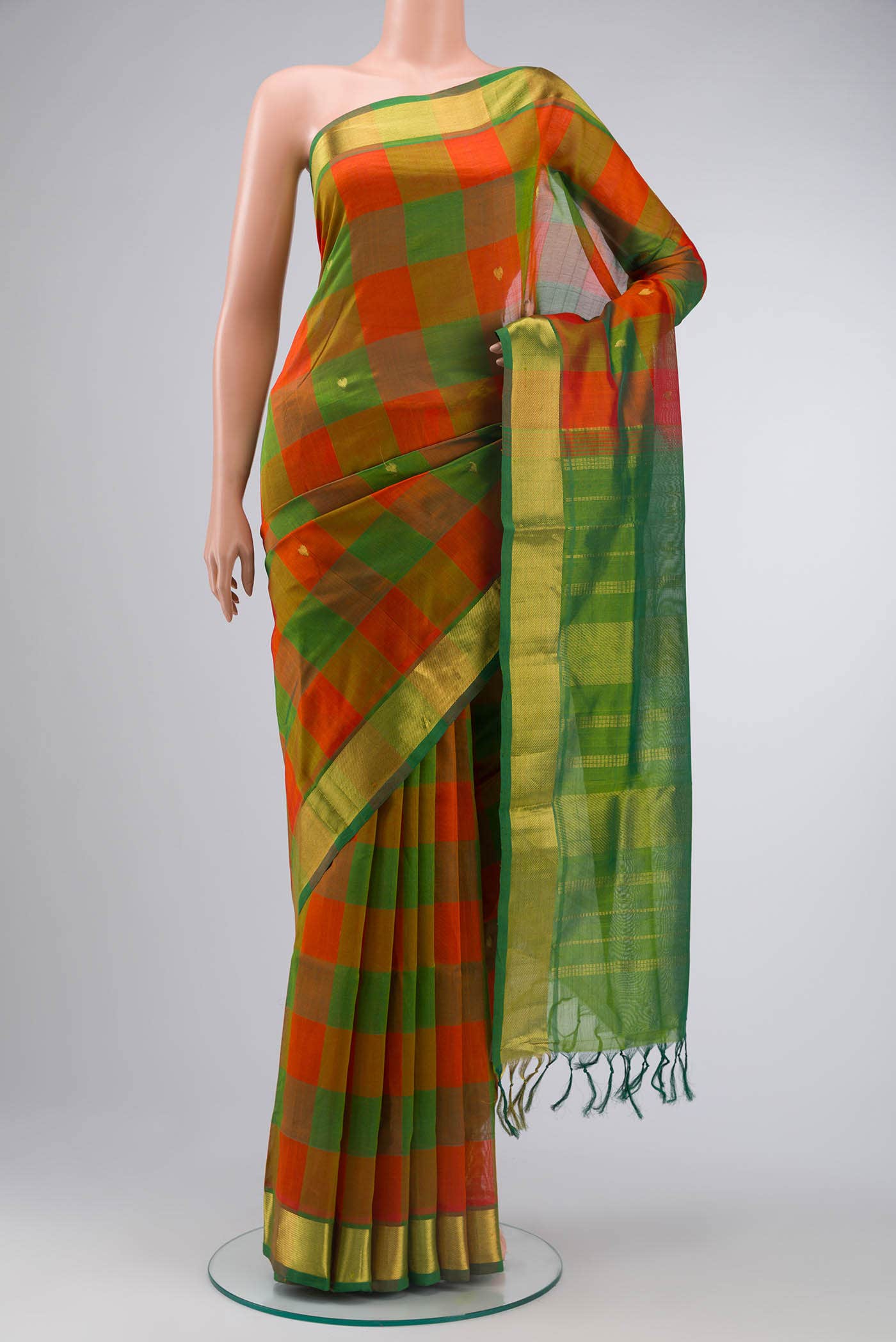 Multi Silk Cotton Saree