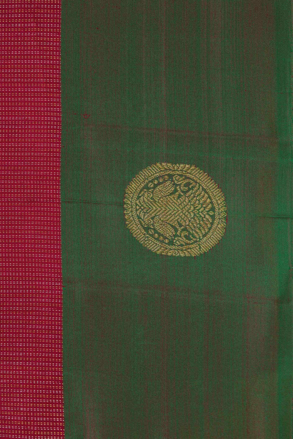 Maroon Dual Tone Kanchipuram Silk Saree