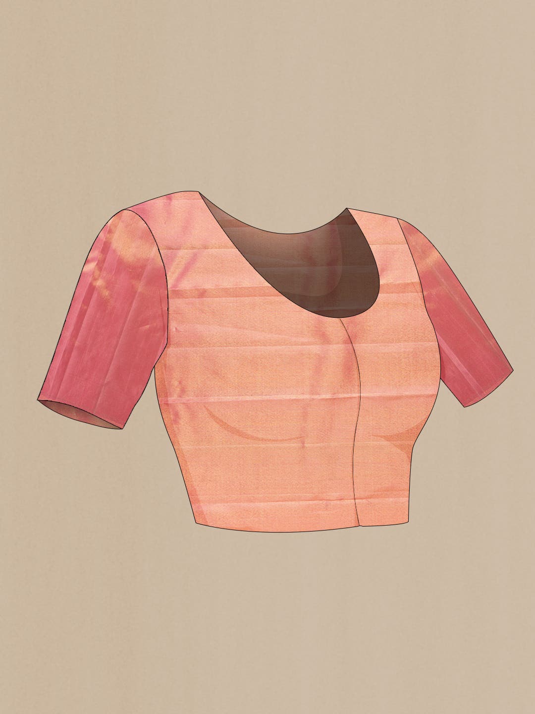 Pink Kanchipuram Tissue Silk Saree