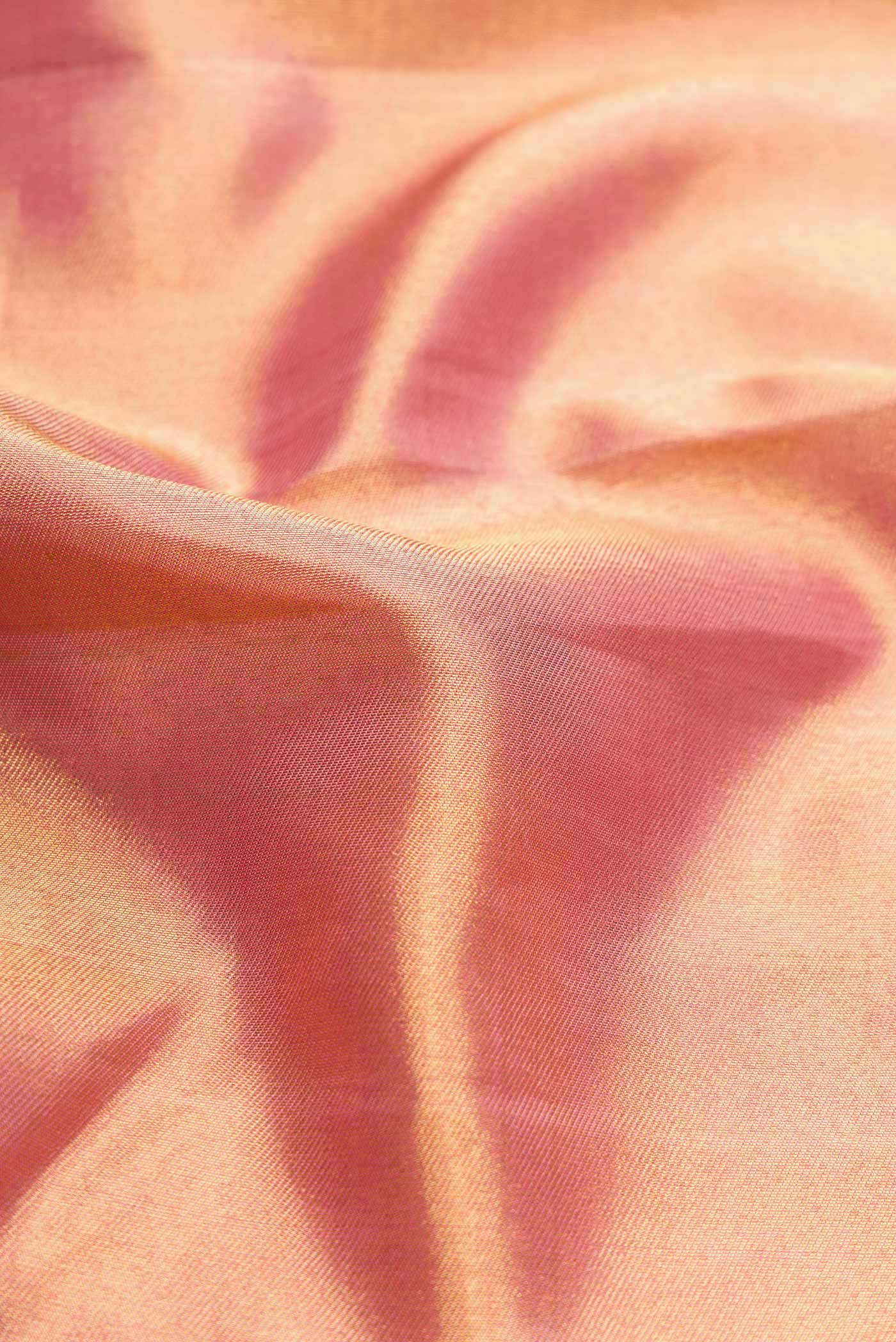 Pink Kanchipuram Tissue Silk Saree