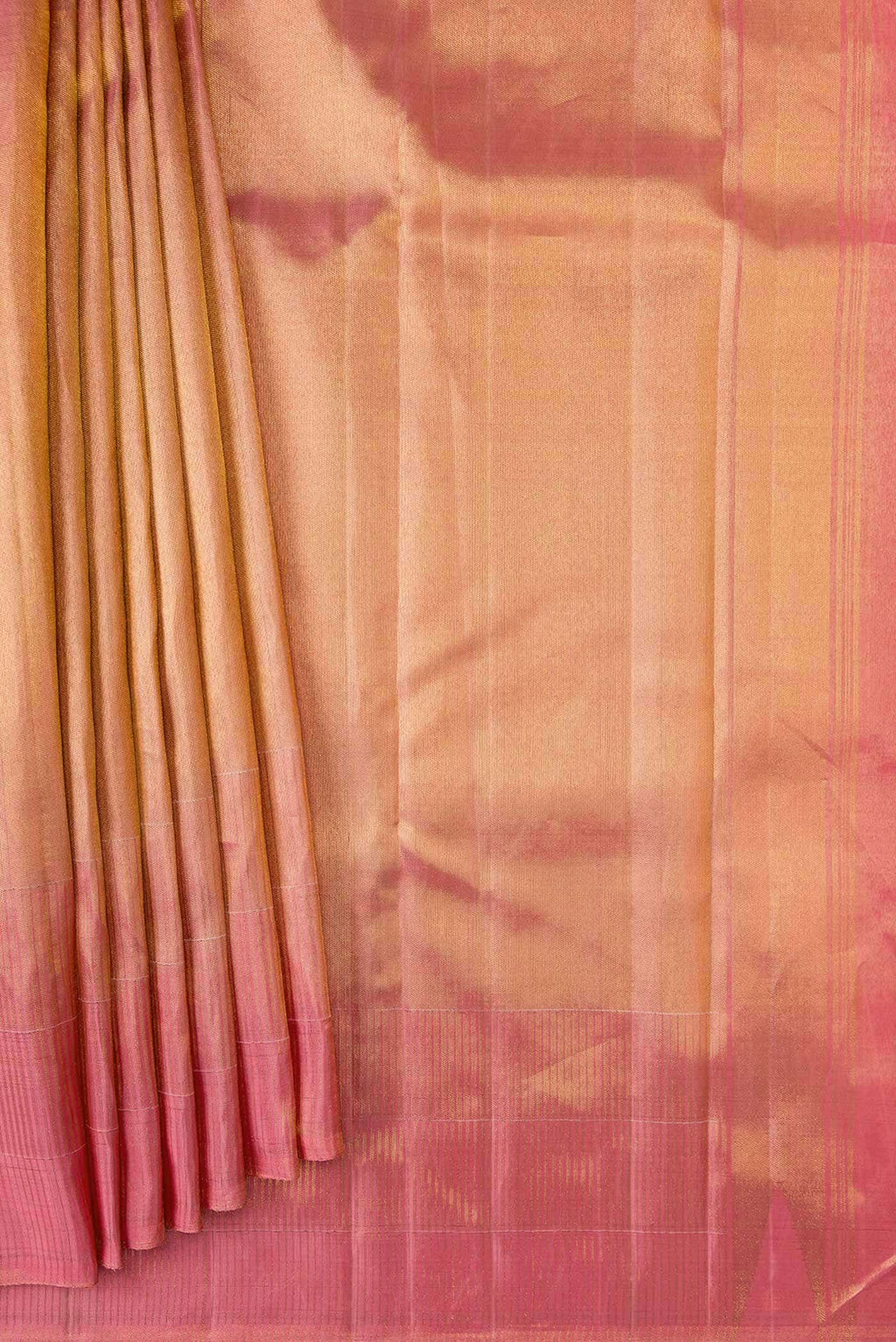 Pink Kanchipuram Tissue Silk Saree