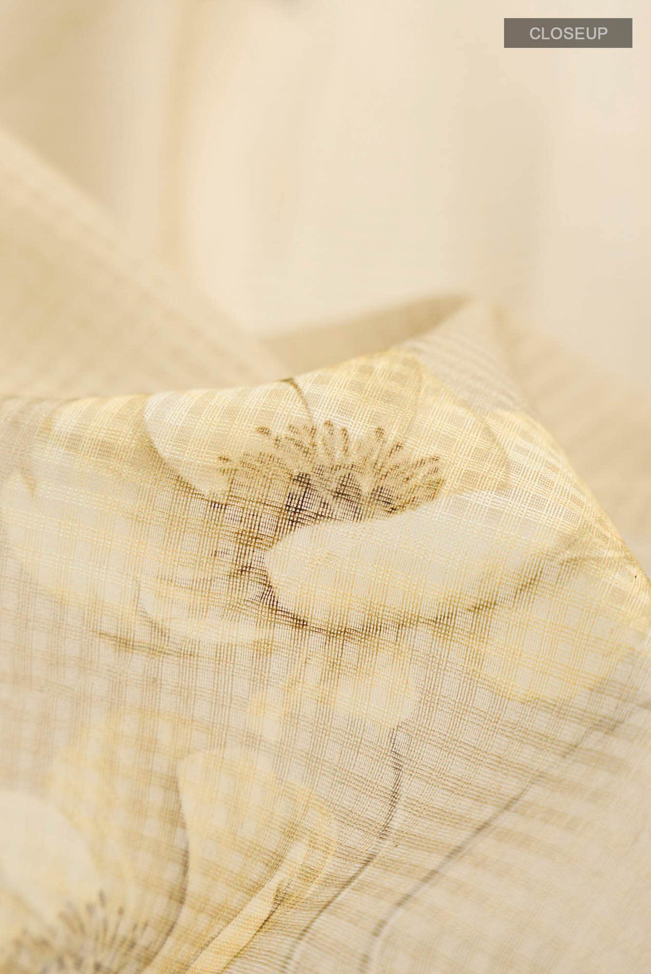 Yellow Silk Cotton Saree
