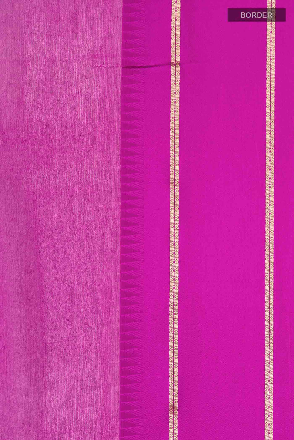 Purple Mysore Chiffon Saree