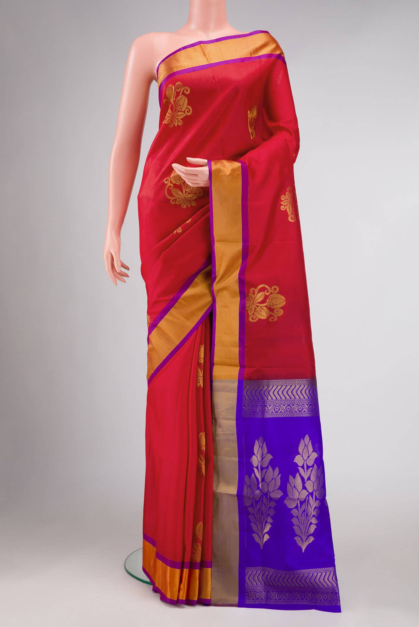 Red Soft Silk Saree