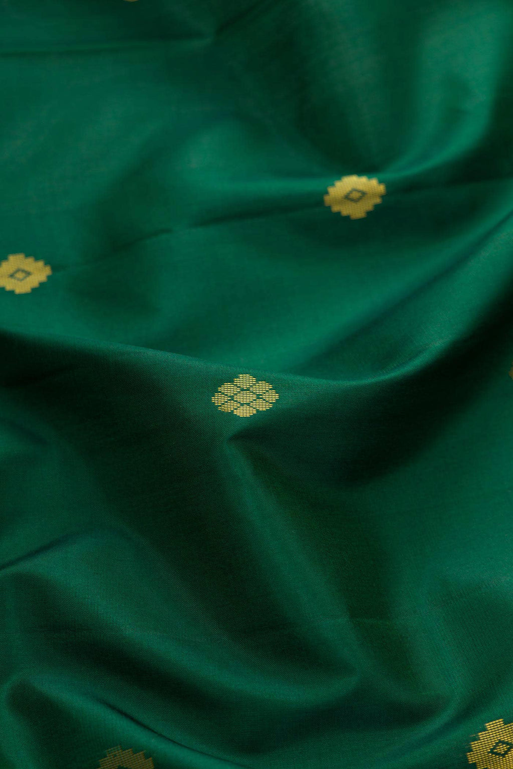 Green Dual Tone Soft Silk Saree