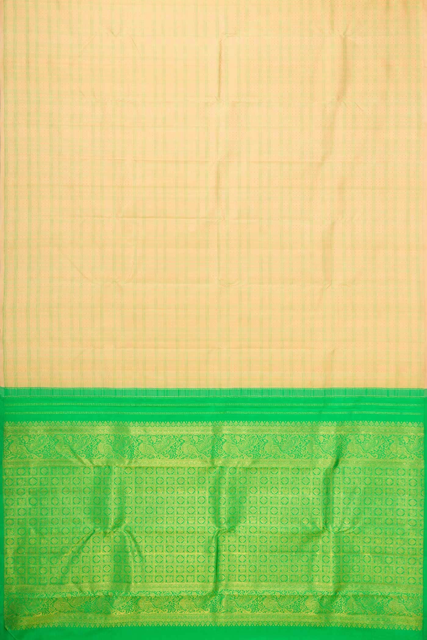 Sandal Kanchipuram Silk Saree