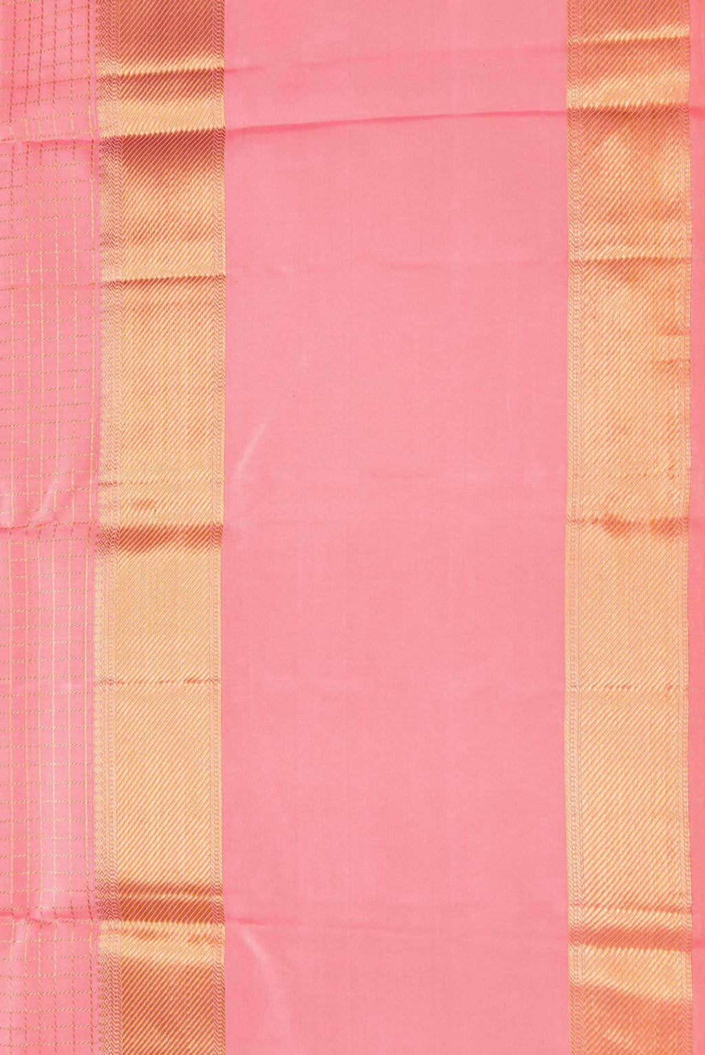 Pink Dual Tone Kanchipuram Silk Saree
