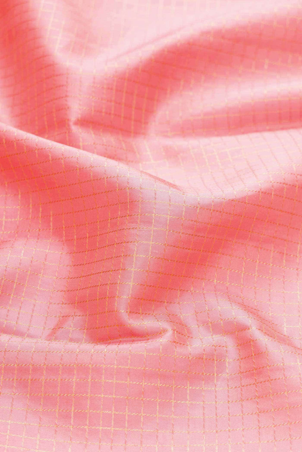 Pink Dual Tone Kanchipuram Silk Saree